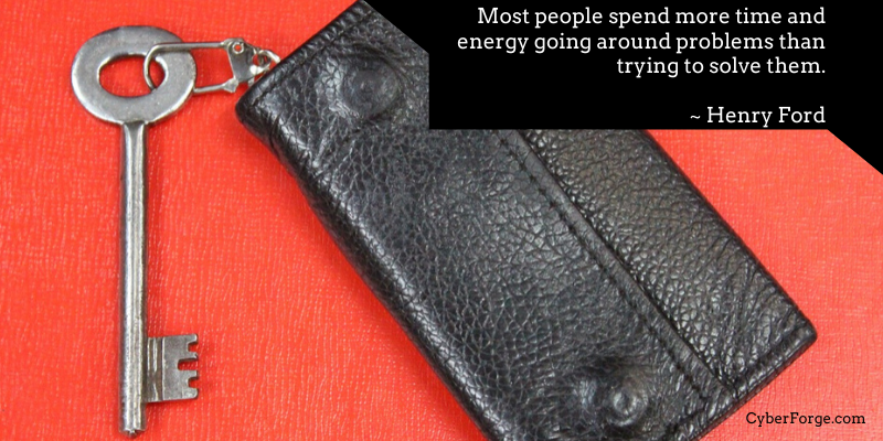 Most people spend more time and energy going around problems than trying to solve them ~ Henry Ford